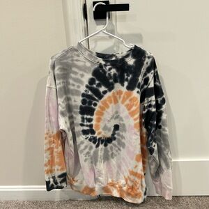 Aeropostale oversized tie dye crewneck sweatshirt